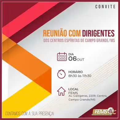 Reunião com Dirigentes dos Centros Espíritas de Campo Grande/MS