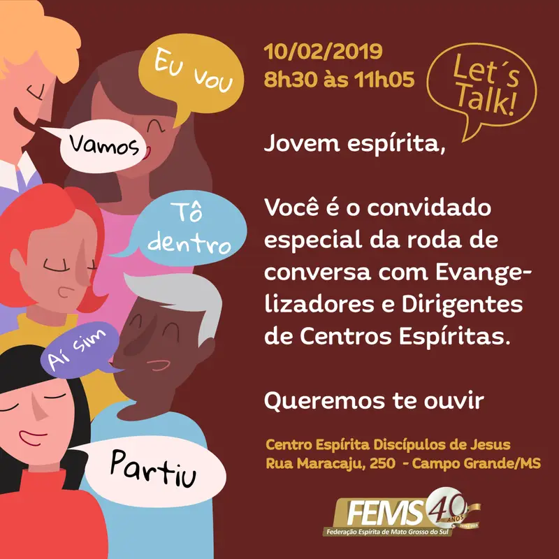 Roda de conversa com evangelizadores