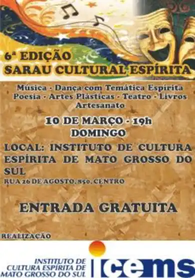 Sarau Cultural Espírita no ICEMS