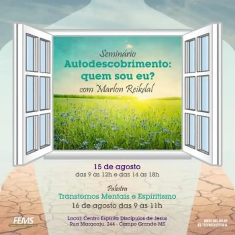 Seminário com Marlon Reikdal - Núcleo de estudos da série psicológica Joanna de Ângelis