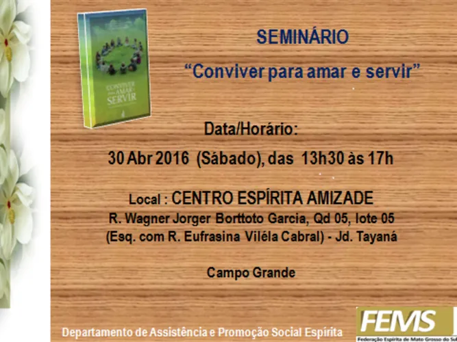 Seminário DAPSE - Conviver para Amar e Servir