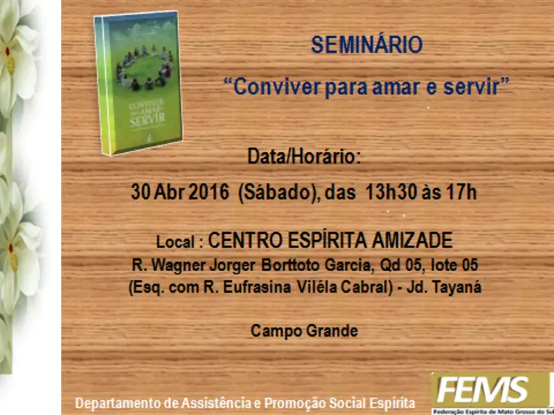 Seminário DAPSE - Conviver para Amar e Servir
