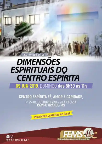 Seminário “Dimensões espirituais do Centro Espírita”,
