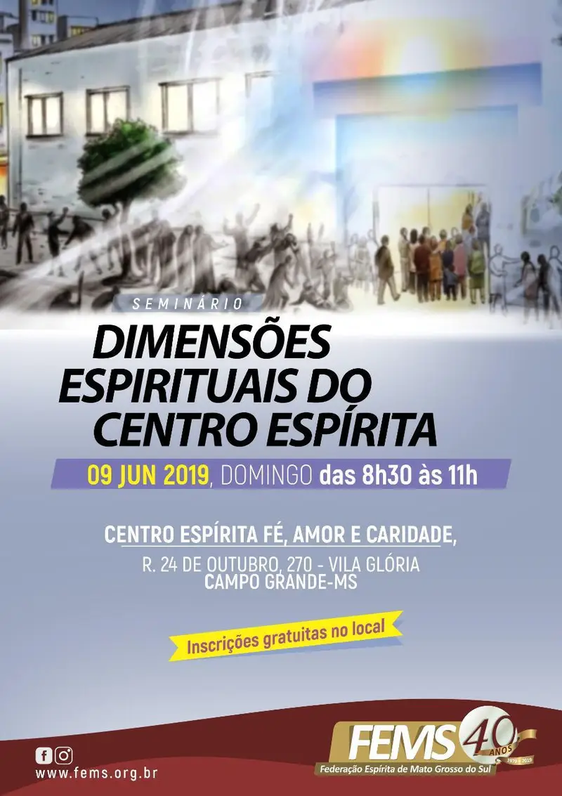 Seminário “Dimensões espirituais do Centro Espírita”,