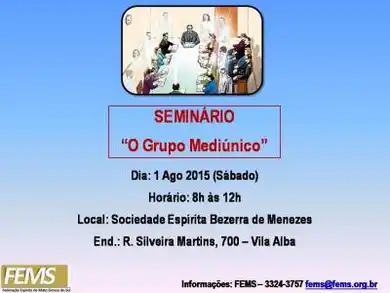 Seminário "O Grupo Mediúnico"