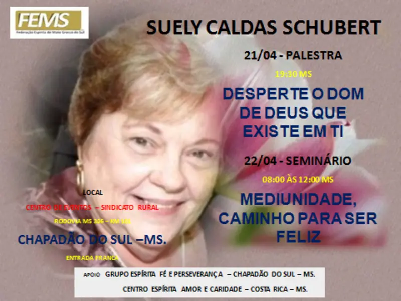 SUELY CALDAS SCHUBERT em Chapadão do Sul