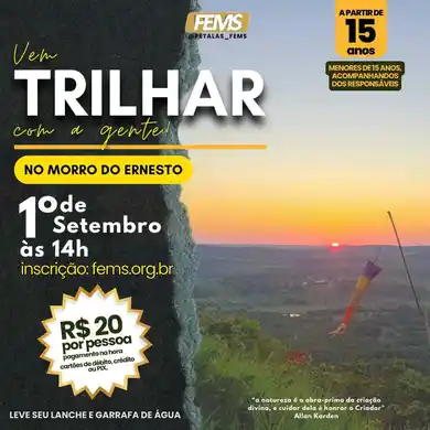 Trilha no Morro do Ernesto (Juventude Espírita)