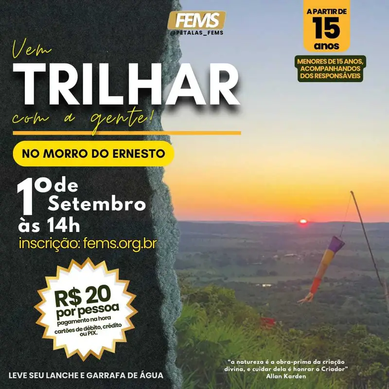 Trilha no Morro do Ernesto (Juventude Espírita)