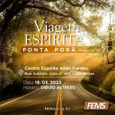 Viagem Espírita - Regional 10 | Ponta Porã
