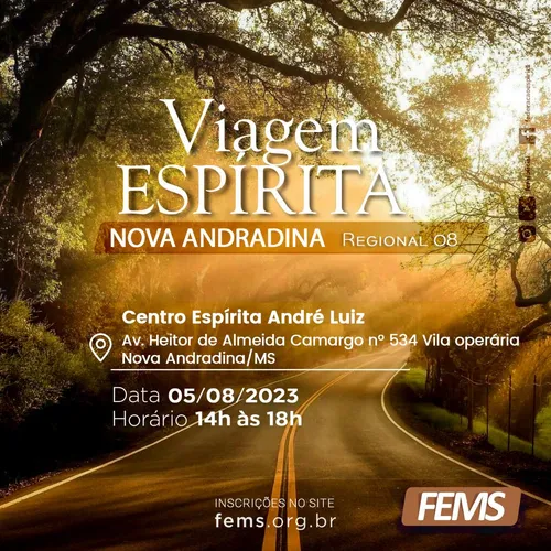 Viagem Espírita | Nova Andradina