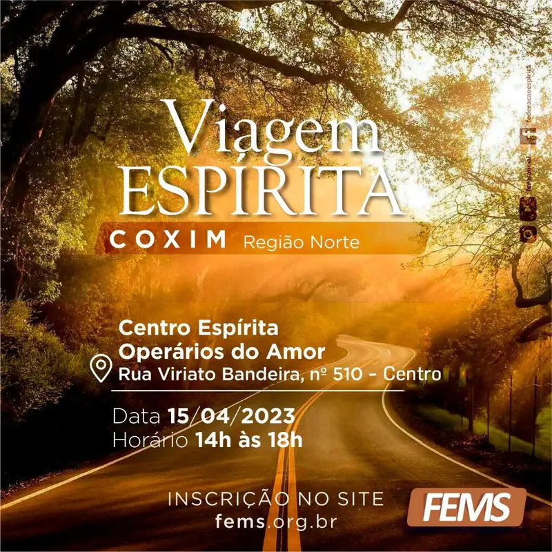 Viagem Espírita | Regional Norte - Coxim