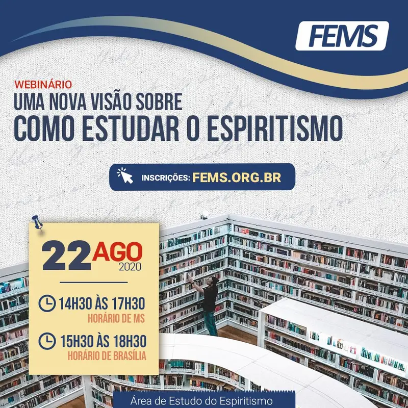 Webinário – Uma Nova Visão Sobre Como Estudar o Espiritismo