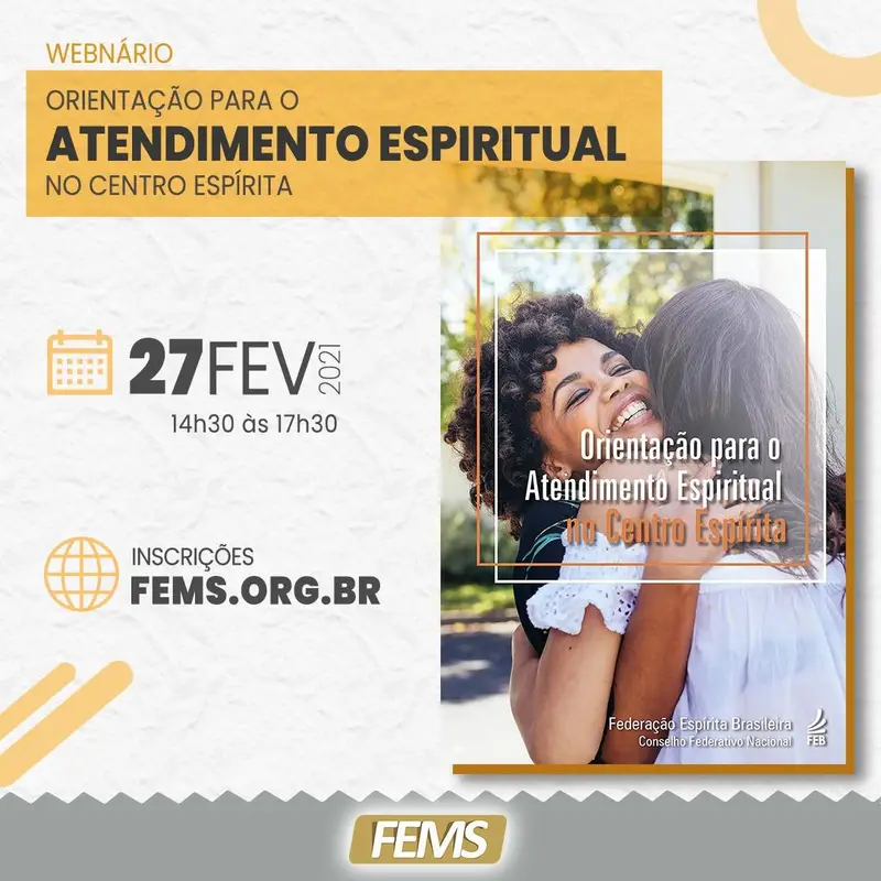 Webinário: Orientação para o Atendimento Espiritual no Centro Espírita